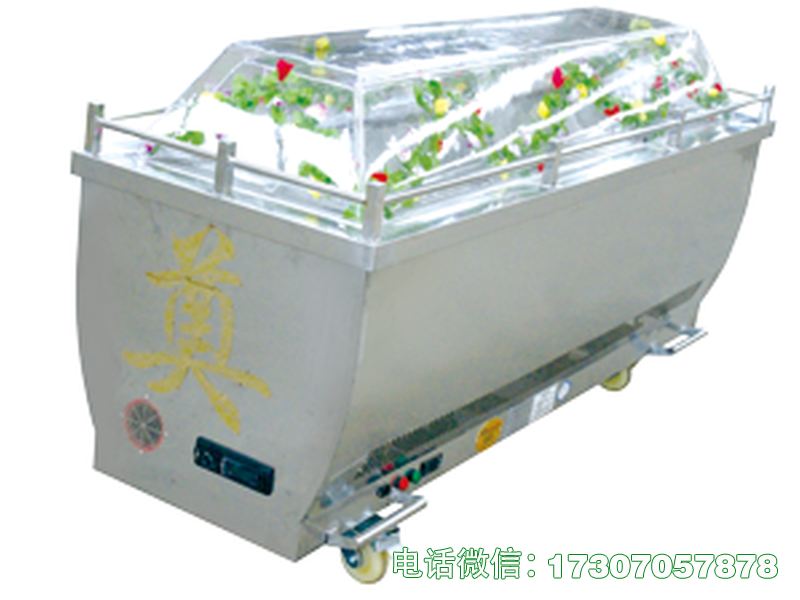 音响水晶棺内置高品质音响，水晶盖板通透，恒温保鲜稳定，可播放哀乐，适配各类殡葬告别场景，兼具仪式感与实用性，操作便捷。