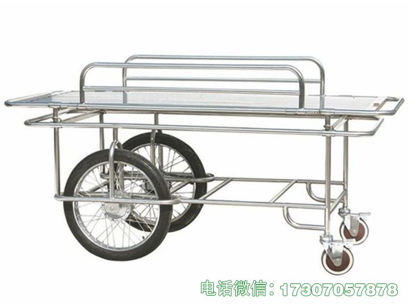 遗体化装运输车是殡葬专用遗体化装转运一体设备，采用不锈钢打造，集成化装平台与转运功能，操作便捷、卫生安全，移动平稳静音，适配化装后遗体转运，符合殡葬行业卫生与作业标准。